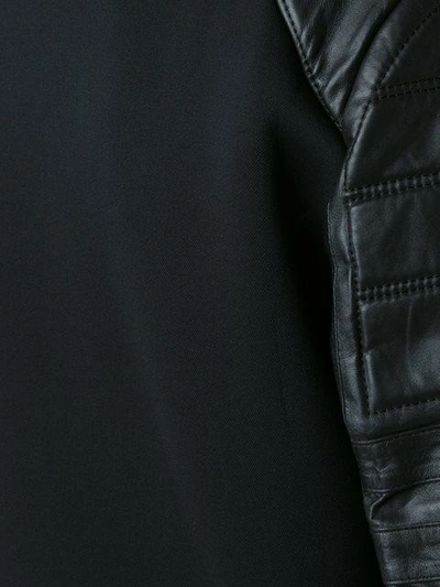 Shop Juunj Arms Contrast Sweatshirt In Black