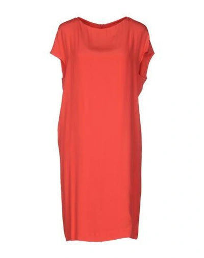 Shop Marni Short Dresses In Coral