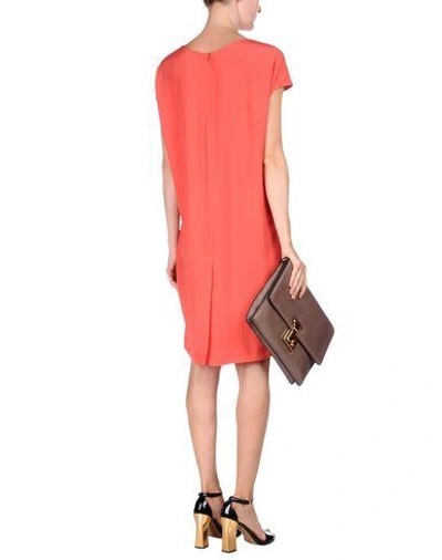 Shop Marni Short Dresses In Coral