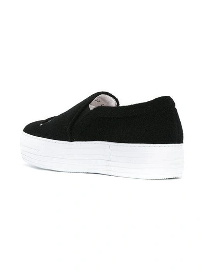 Shop Joshua Sanders 'l.a.' Slip On Sneakers - Black