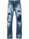 SIMON MILLER PATCHED STRAIGHT-LEG JEANS,NKM2M004NAKAMOTO11408115