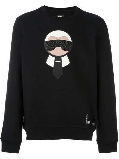 Gucci 'karlito' Sweatshirt In Black
