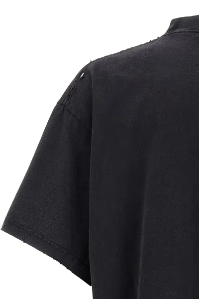 Balenciaga Logo T-shirt In Black