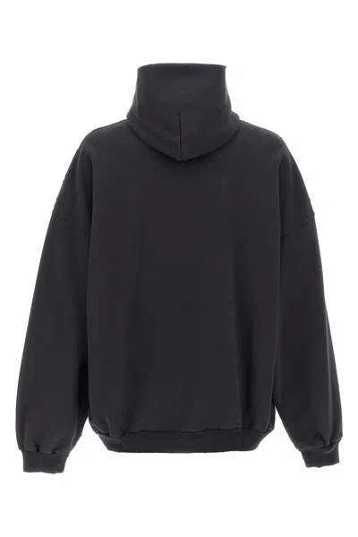 Balenciaga Women's Optical Washed Oversized Hoodie In Multicolor