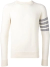 Thom Browne Stripe Sleeve Detail Jumper