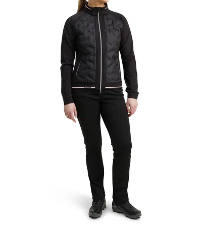 Shop Abacus Sportswear Us Women Grove Hybrid Jacket In Black