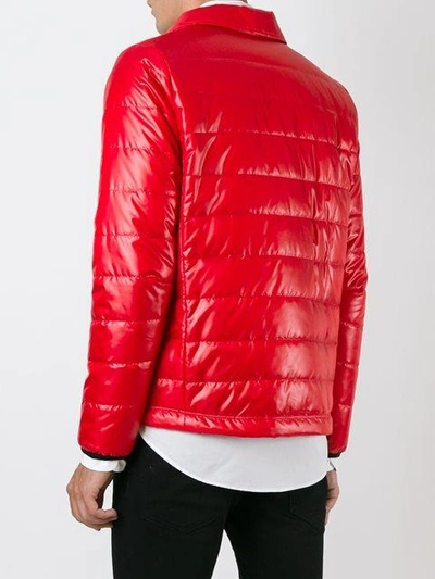 Shop Ganryu Comme Des Garcons - Notch Lapel Padded Jacket