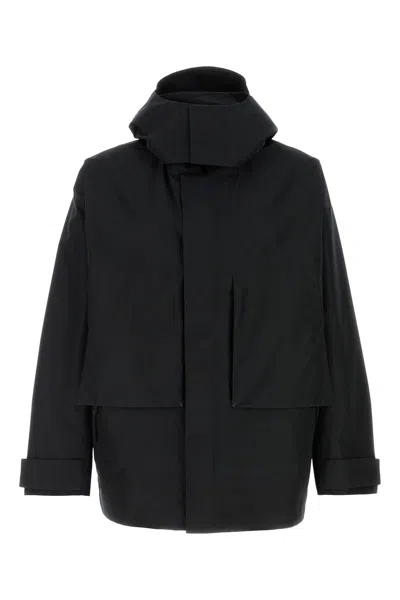 Herno Black Polyester Jacket