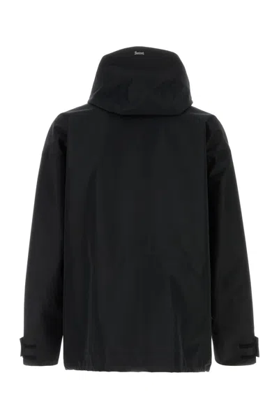 Herno Black Polyester Jacket