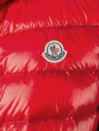 Shop Moncler Classic Padded Gilet - Red