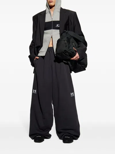 Balenciaga Jersey Hoodie Sweatshirts Grey In Gray