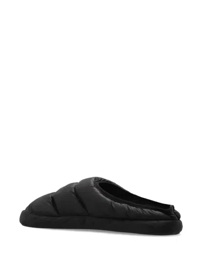 Balenciaga Polyamide And Fleece Alaska Slipper Shoes In Black