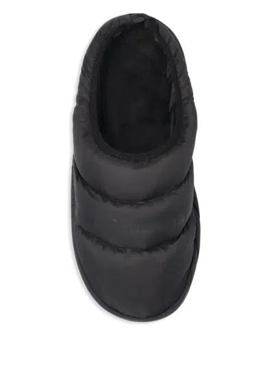 Balenciaga Polyamide And Fleece Alaska Slipper Shoes In Black