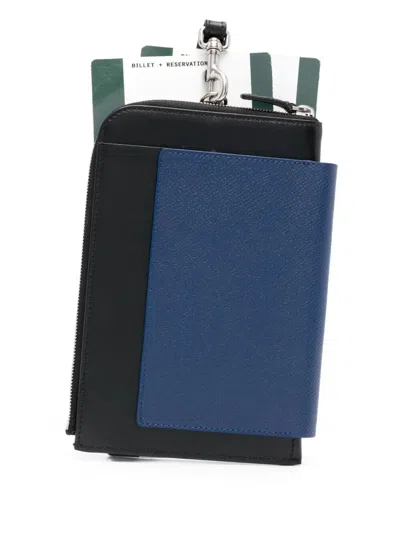 Balenciaga Passport Phone Holder In Blue