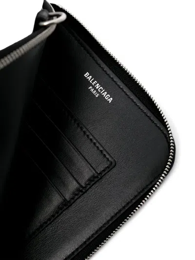 Balenciaga Passport Phone Holder In Blue