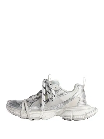 Balenciaga Worn-out Effect 3xl Mesh Sneakers Shoes In Gray