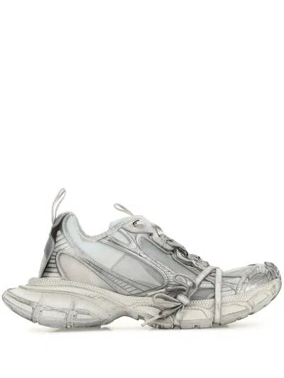 Balenciaga 3xl Mesh Summer Sneakers Shoes In White