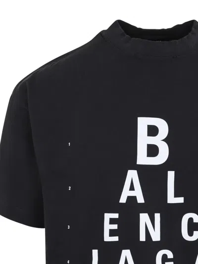 Balenciaga Extra Large Short-sleeved T-shirt In Black