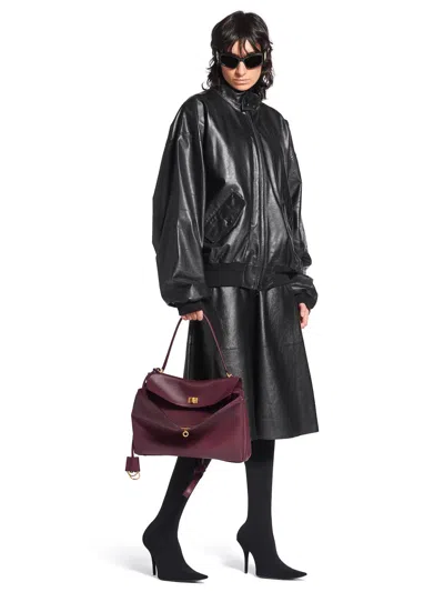 Balenciaga Medium Handbag "rodeo" In Red