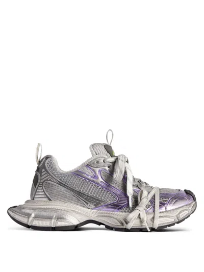 Balenciaga Multicolor Mesh And Rubber 3xl Sneakers In Gray