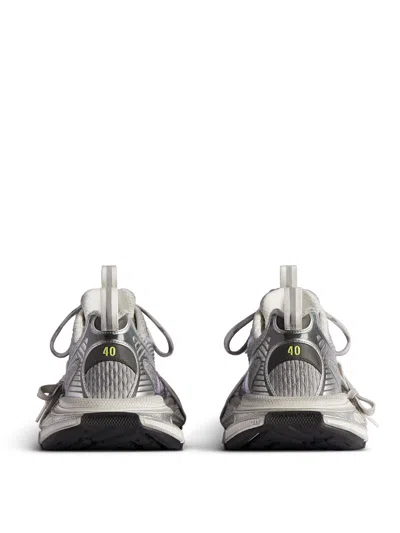 Balenciaga Multicolor Mesh And Rubber 3xl Sneakers In Gray