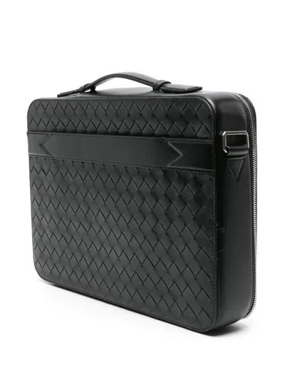 Bottega Veneta Men Borsa Business Sottile Getaway In Black