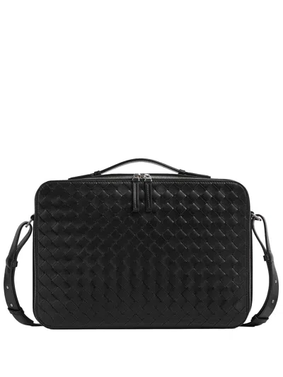 Bottega Veneta Men Borsa Business Sottile Getaway In Black