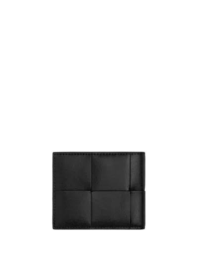 Bottega Veneta Men Cassette Bi-fold Wallet In Black
