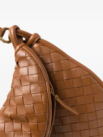 Bottega Veneta Women Borsa A Spalla Gemelli Media In Brown