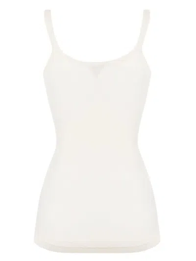 Bottega Veneta Slim Fit Light Cotton Tank Top In Multicolor