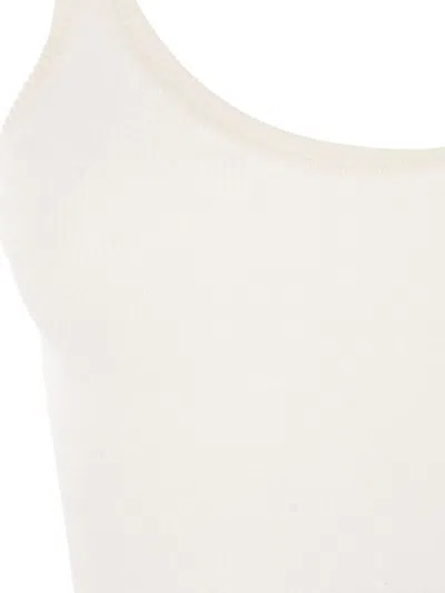 Bottega Veneta Slim Fit Light Cotton Tank Top In Multicolor