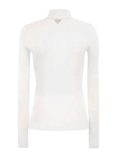 Bottega Veneta Rib-knit Turtleneck Sweater In Multicolor