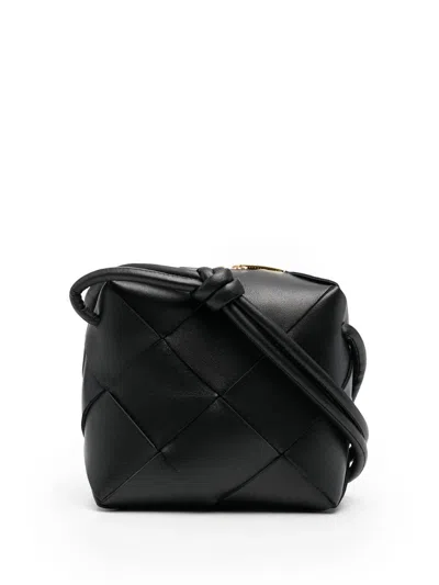 Bottega Veneta Women Mini Cassette Camera Bag In Black