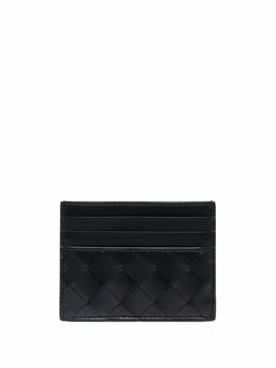 Bottega Veneta Women Portacarte Intreccio In Black