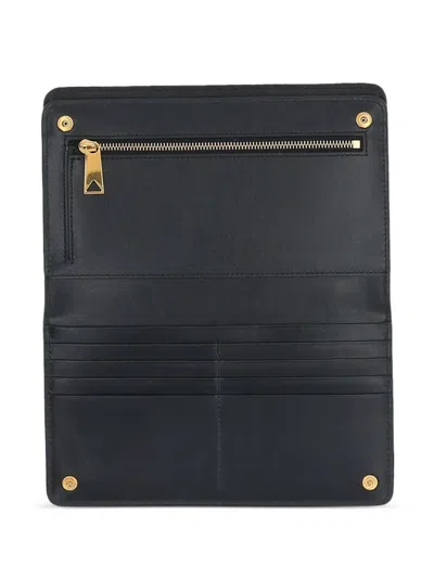 Bottega Veneta Women Pouch Intreccio In Black