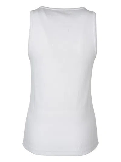Bottega Veneta Women Cotton Tank Top In White