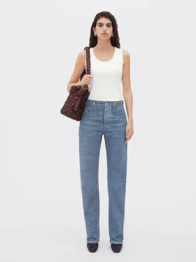 Bottega Veneta Women Cotton Tank Top In White