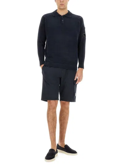 C.p. Company C.p.company Bermuda Sweatshirt In Blue