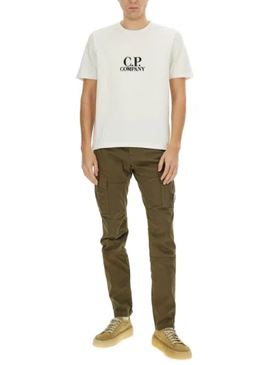 C.p. Company C.p.company T-shirt With Logo In White