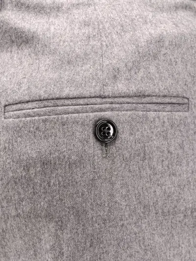 Celine Keith Cashmere Trouser With Pinces In Gray