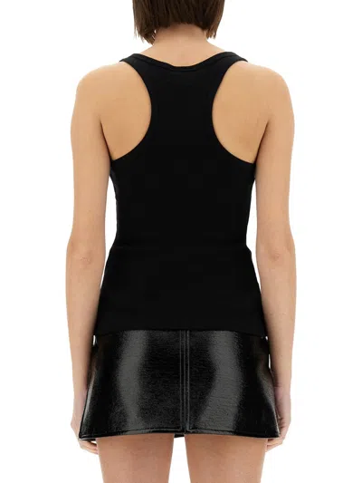 Courrèges Holistic Buckle 90s Tank Top In Black
