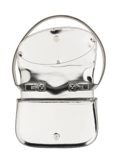 Diesel Women Borsa A Spalla 1dr In Silver