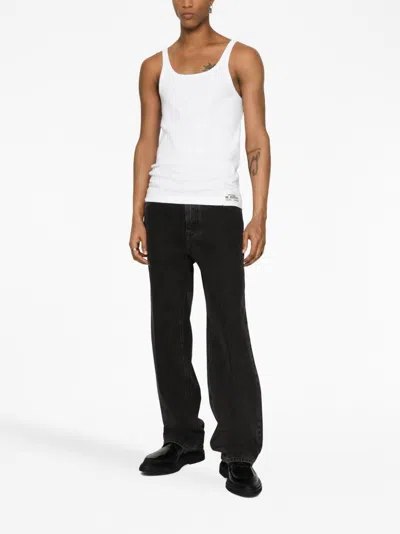 Dolce & Gabbana White Cotton Tank Top In White
