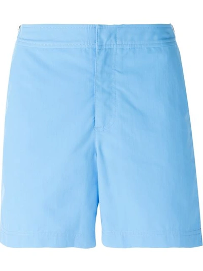 Shop Orlebar Brown Classic Swim Shorts In Blue