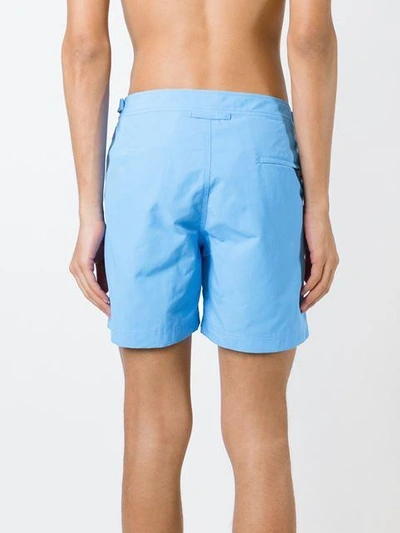 Shop Orlebar Brown Classic Swim Shorts In Blue
