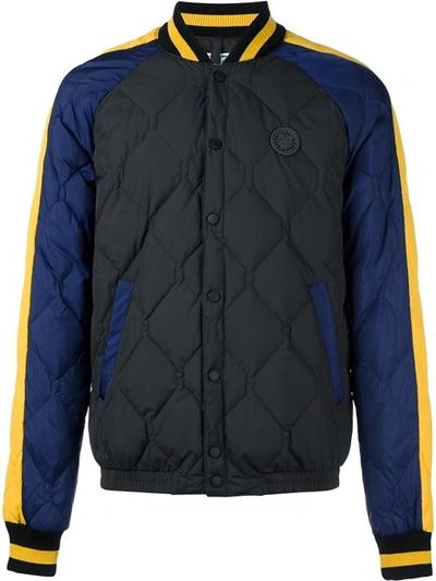 Kenzo Quilted Bomber Jacket In Black