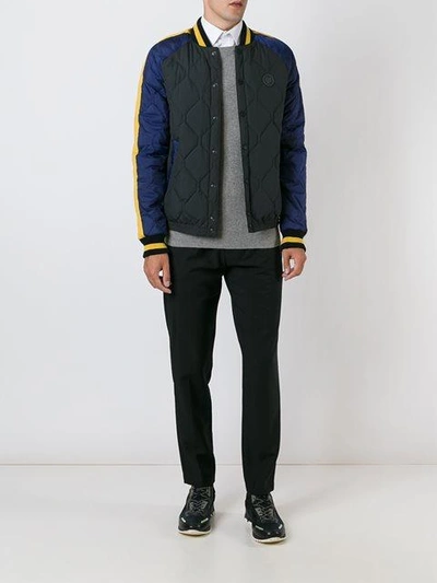 Shop Kenzo Quilted Bomber Jacket