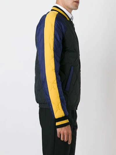 Shop Kenzo Quilted Bomber Jacket