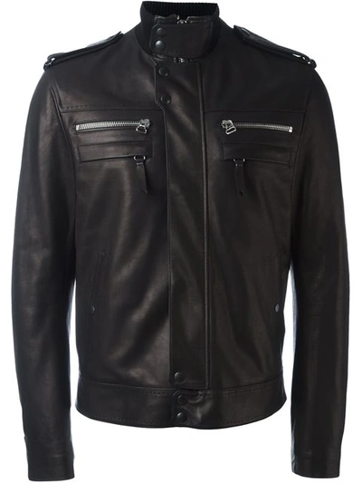 Lanvin Classic Leather Jacket - Black