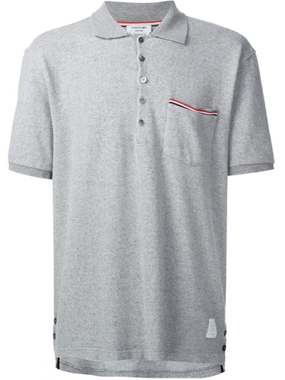 Shop Thom Browne Patch Pocket Polo Shirt